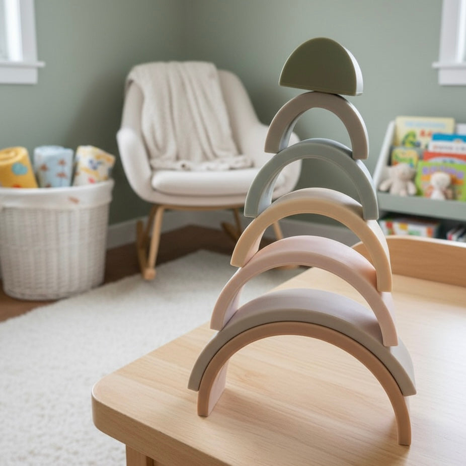 Arcoíris Apilable de Silicón