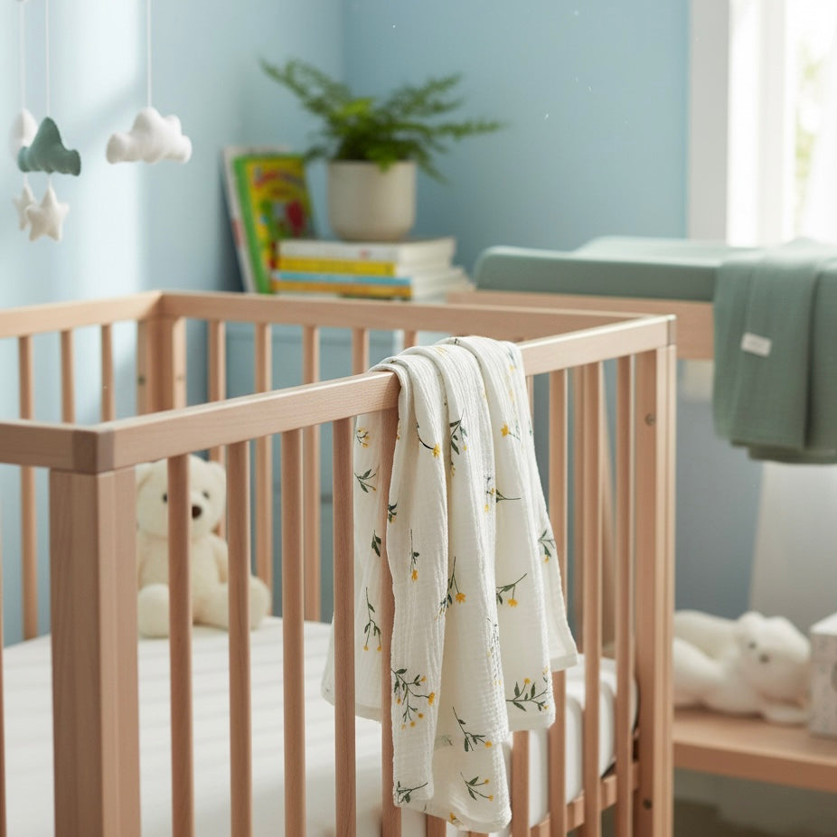 Set de 2 mantas de muselina – 100% algodón orgánico