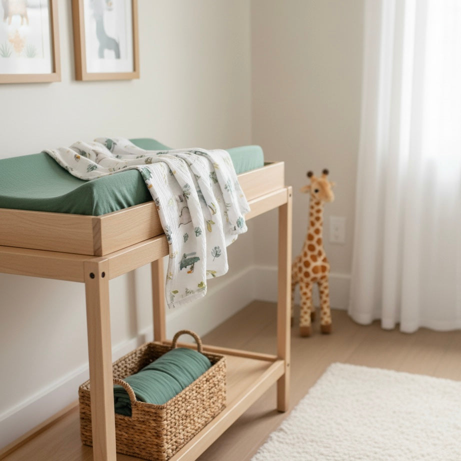 Set de 2 mantas de muselina – 100% algodón orgánico