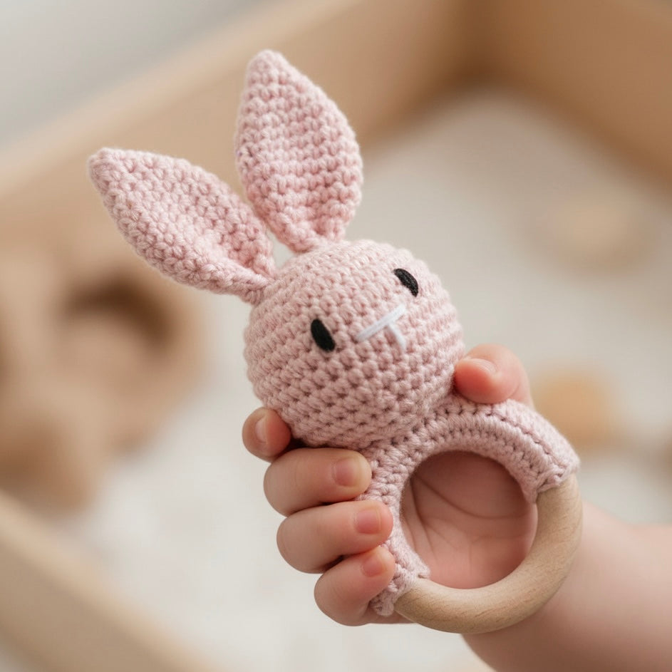 Sonaja Mordedera Conejito de Crochet