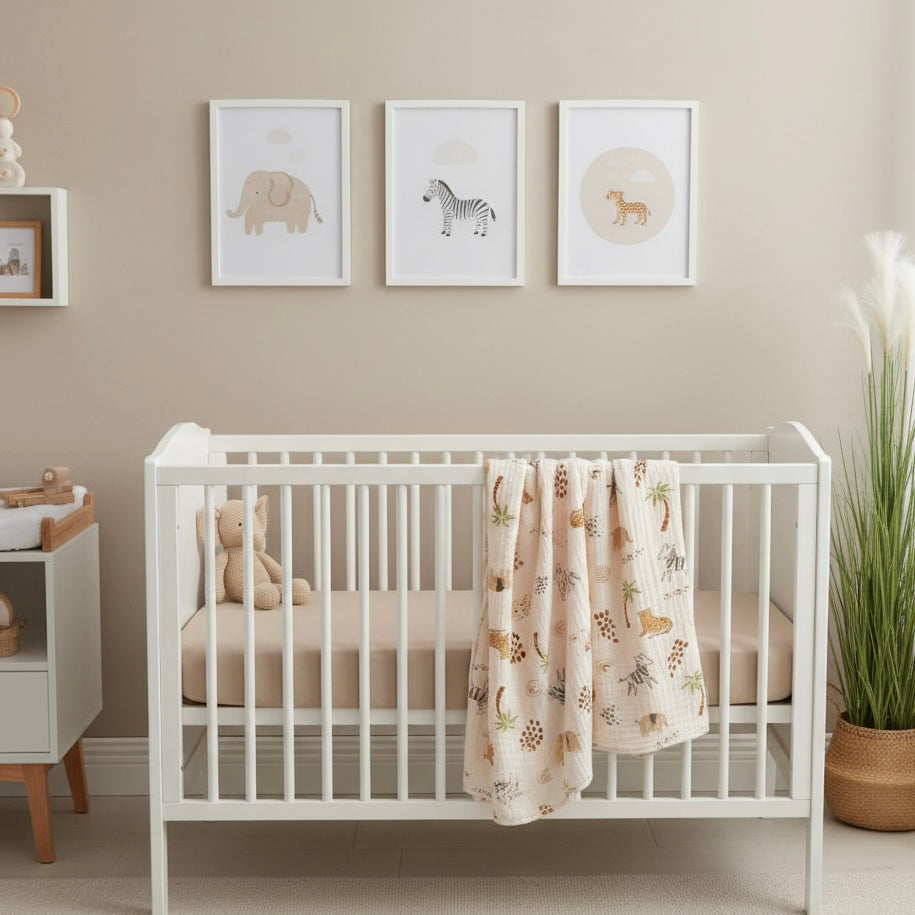 Set de 2 mantas de muselina – 100% algodón orgánico