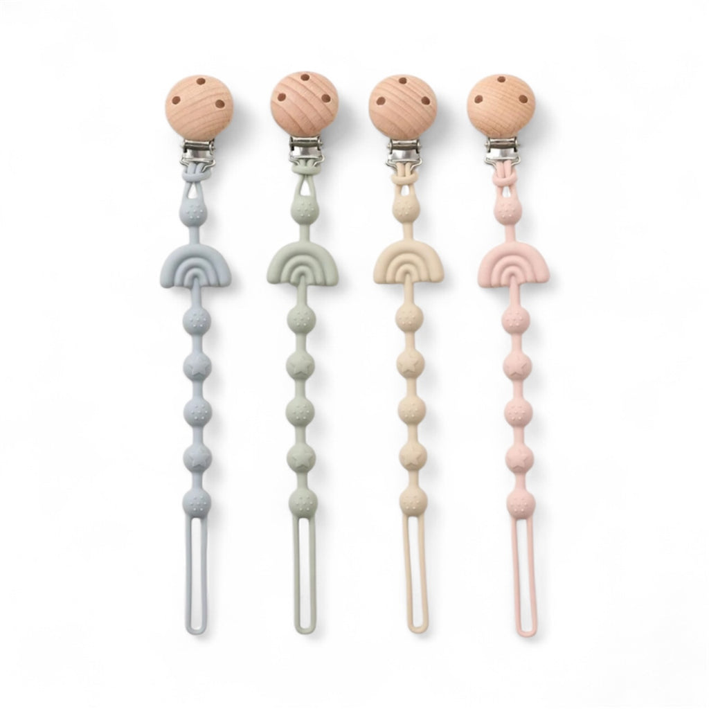 Clip de silicón para chupón