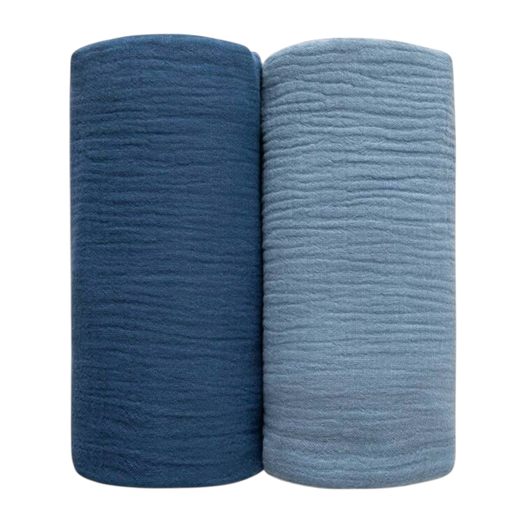Set de 2 mantas de muselina – 100% algodón orgánico