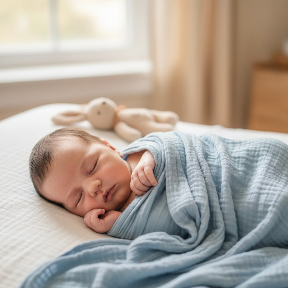 Set de 2 mantas de muselina – 100% algodón orgánico