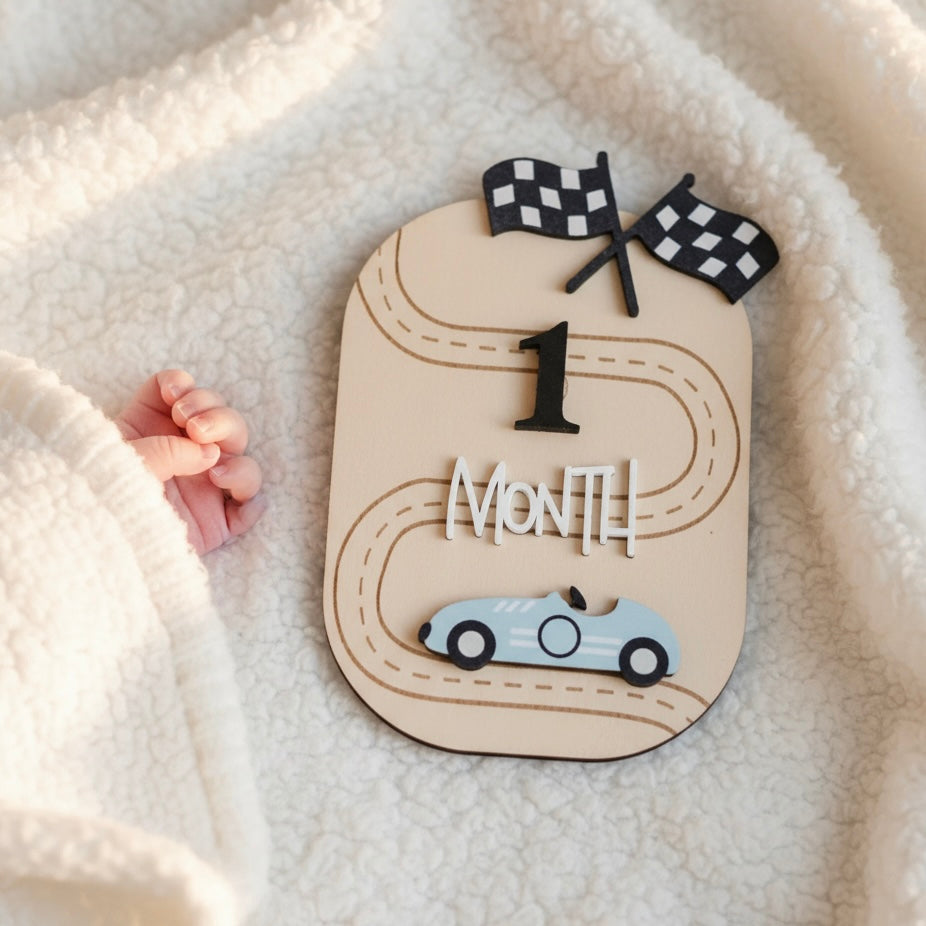 Set cumple meses | Carro carreras