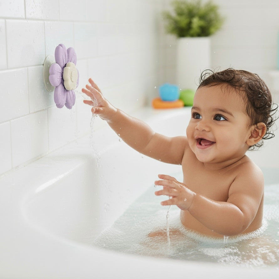 Juguete giratorio de Flor