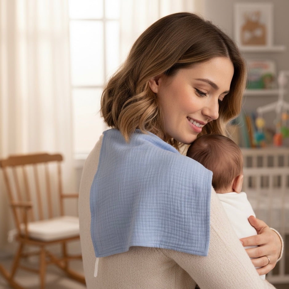 Set 5 Repetidores de Muselina 100% Algodón, Multiusos