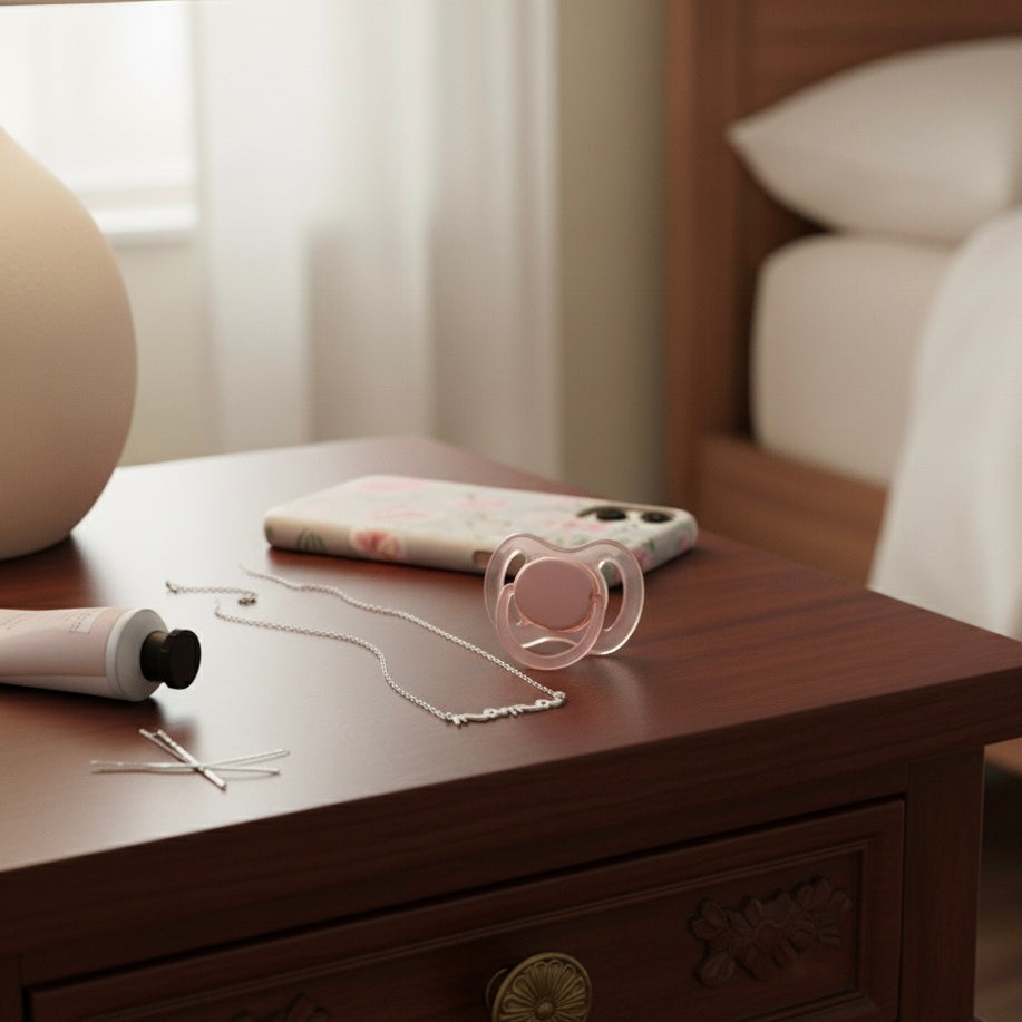 Collar mamá | Acero inoxidable plateado