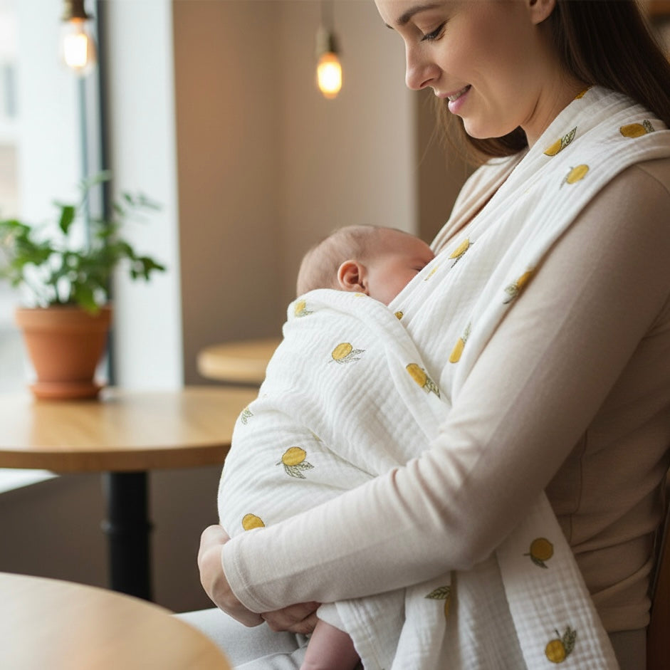 Manta individual de muselina – 100% algodón