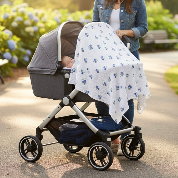 Set de 2 mantas de muselina – 100% algodón orgánico