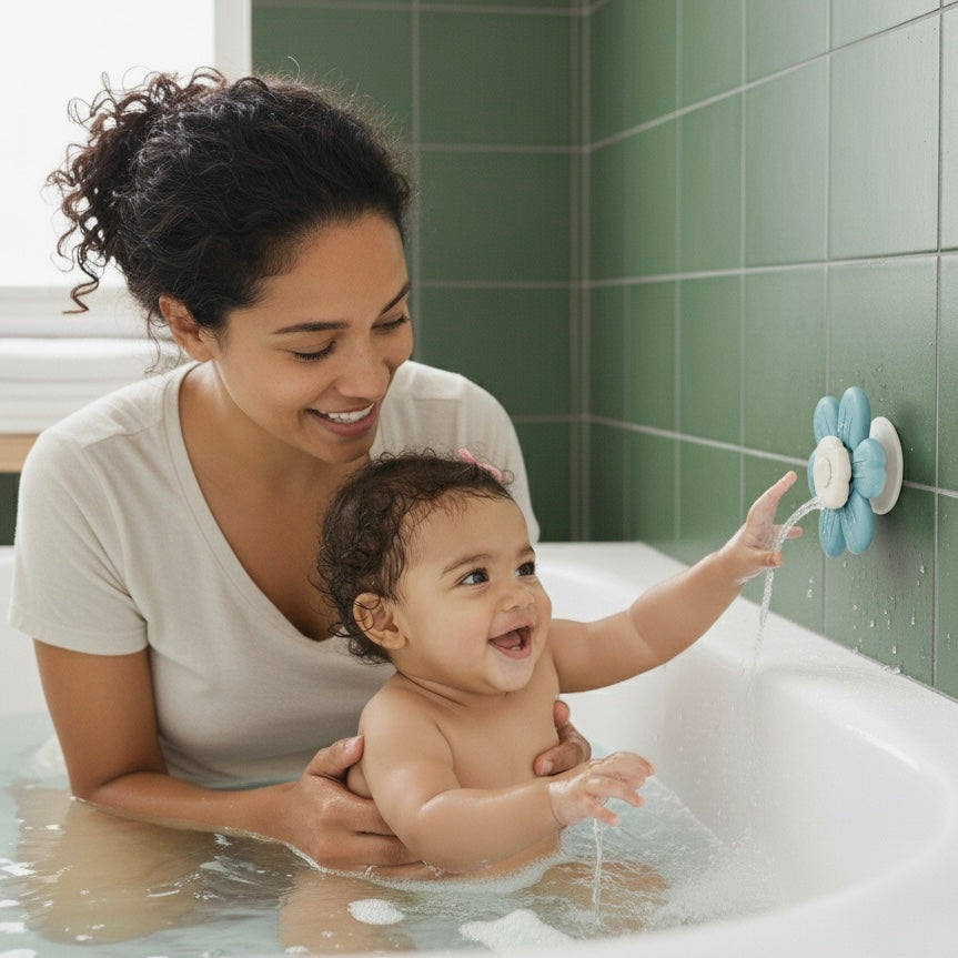 Juguete giratorio de Flor