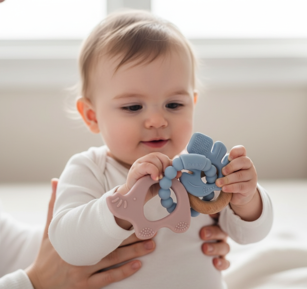 Mordedera sensorial de silicona