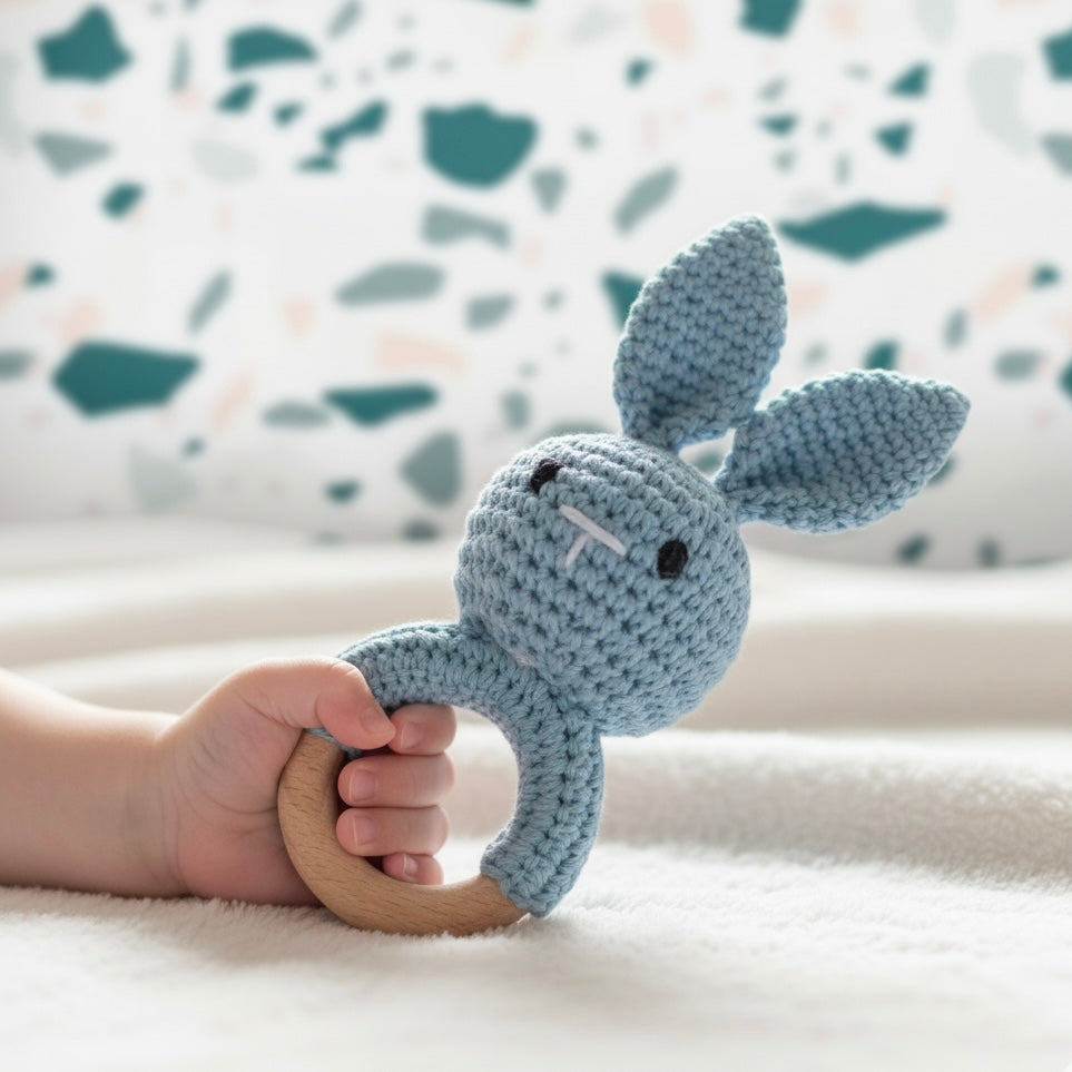 Sonaja Mordedera Conejito de Crochet