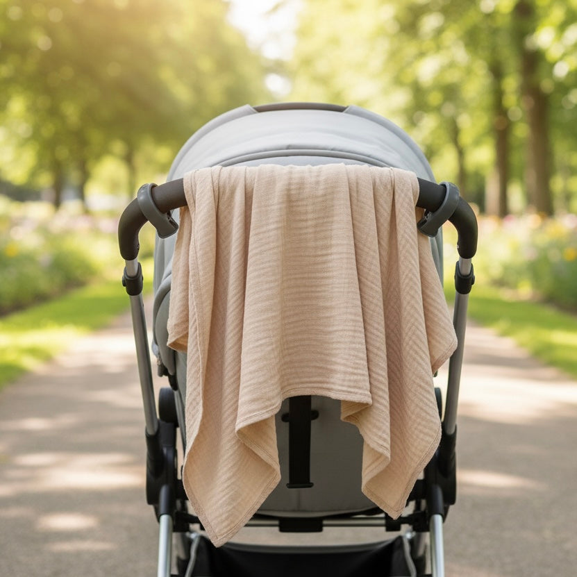 Set de 2 mantas de muselina – 100% algodón orgánico