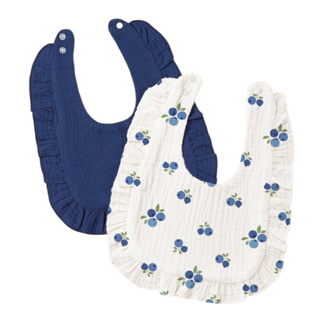 Set de 2 baberos de algodón