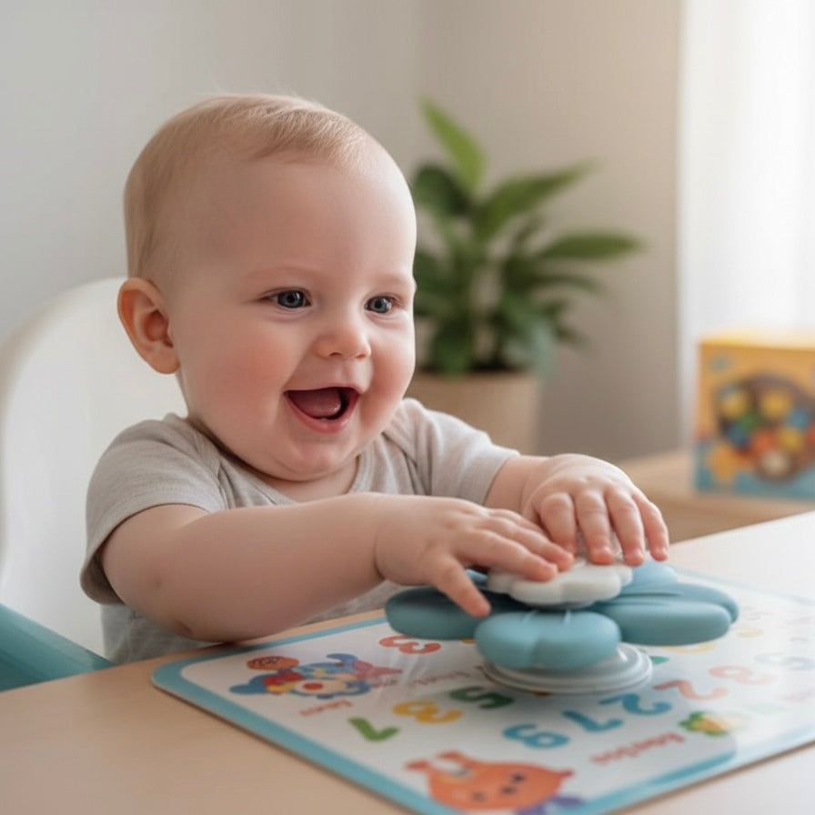 Juguete giratorio de Flor