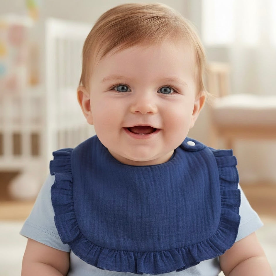 Set de 2 baberos de algodón