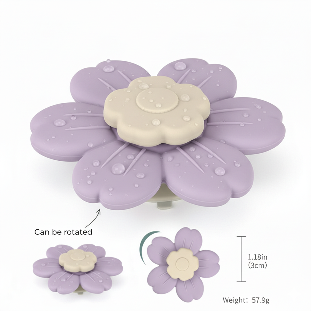 Juguete giratorio de Flor