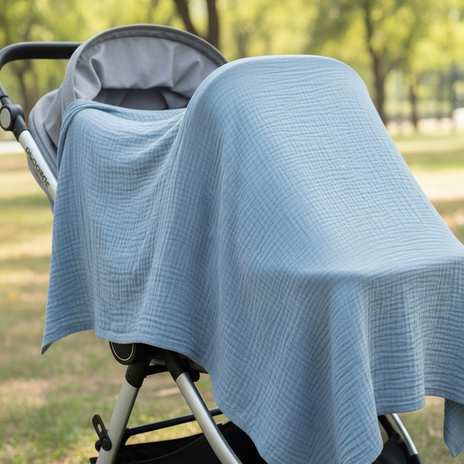 Set de 2 mantas de muselina – 100% algodón orgánico