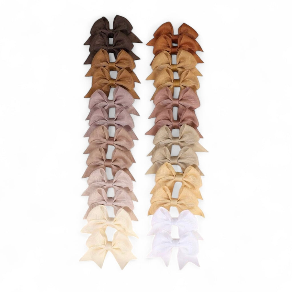 Set de 24 moños | Tonos tierra