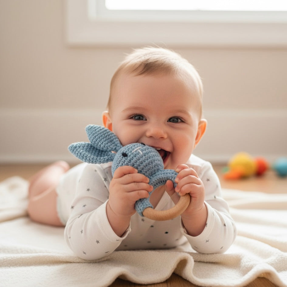 Sonaja Mordedera Conejito de Crochet