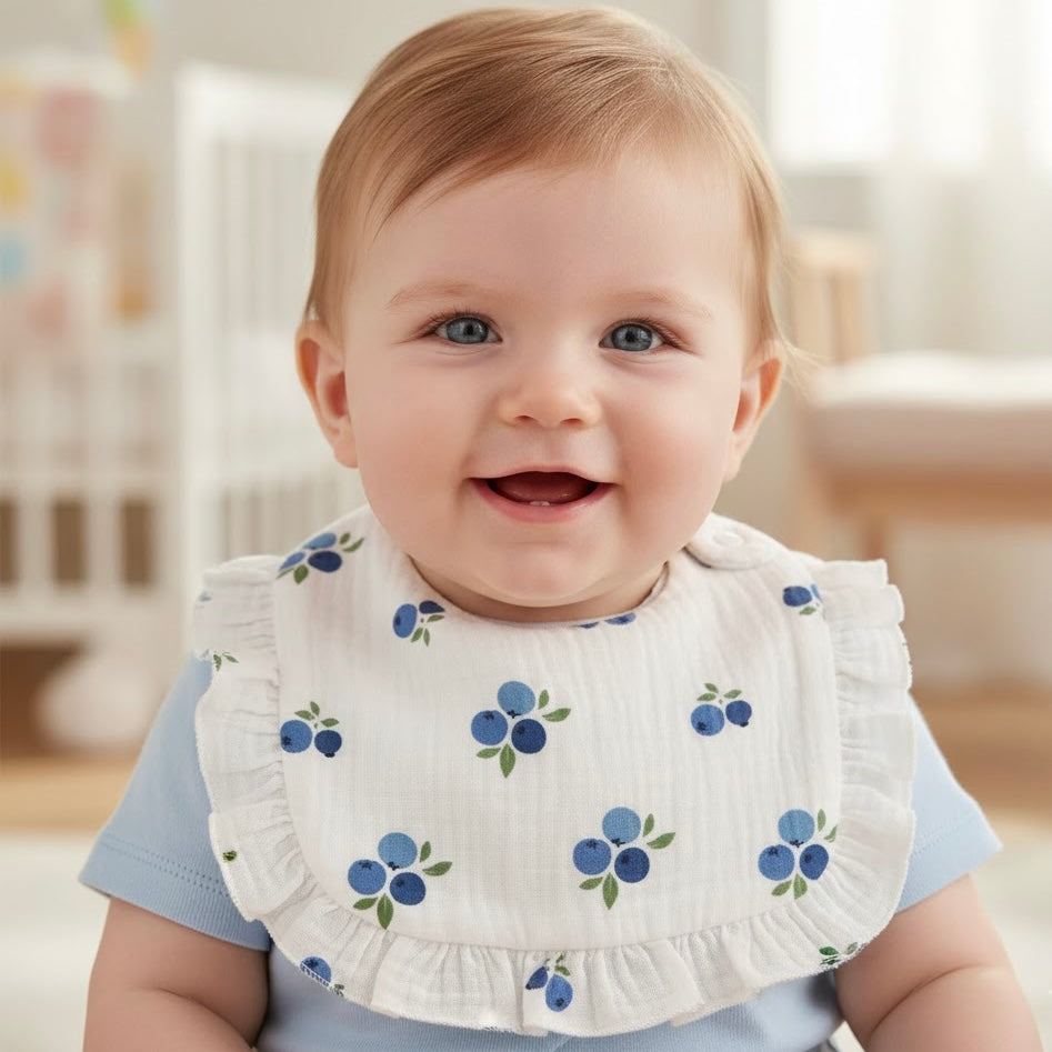 Set de 2 baberos de algodón