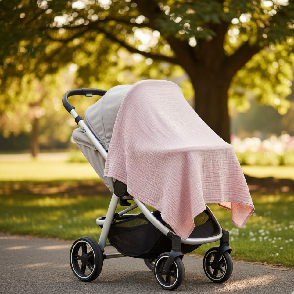 Set de 2 mantas de muselina – 100% algodón orgánico