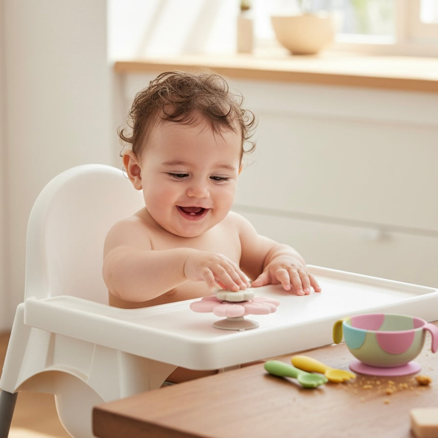 Juguete giratorio de Flor