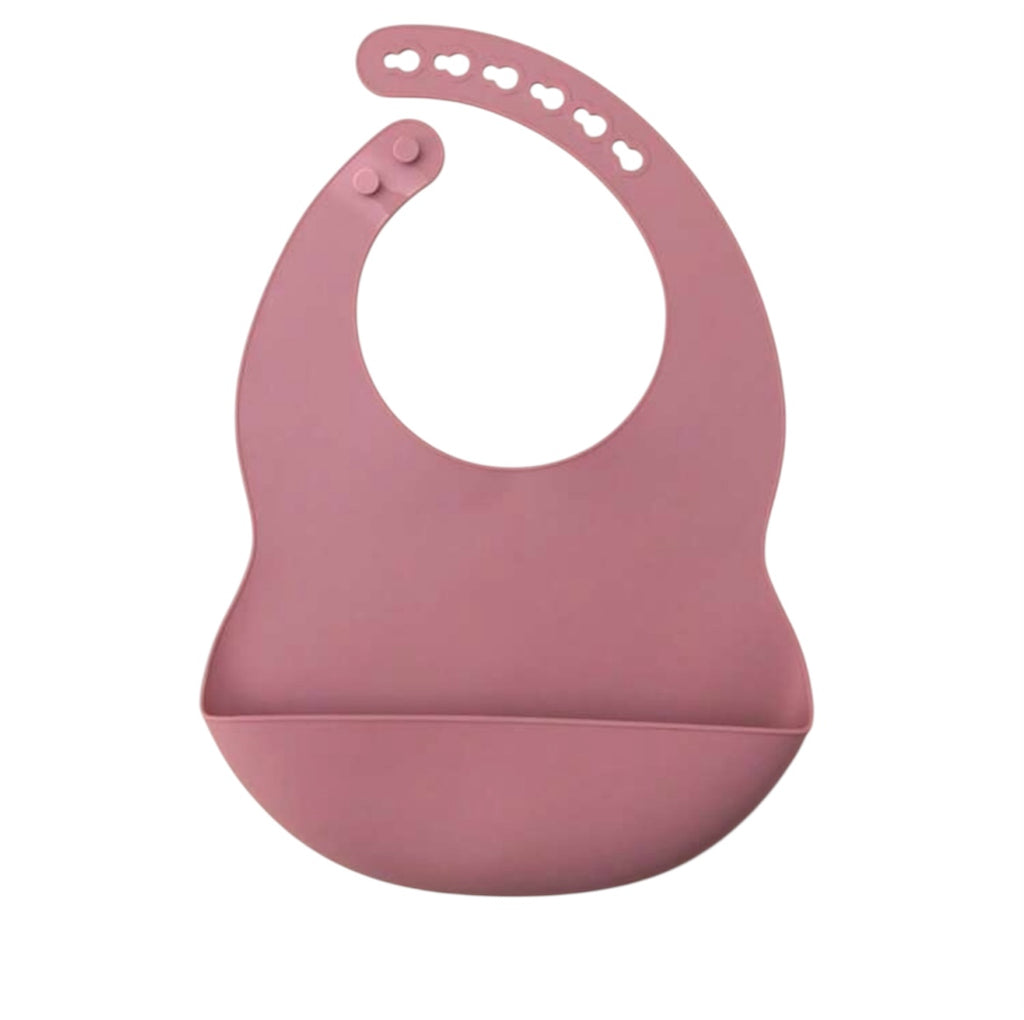 Babero entrenador de silicona ajustable