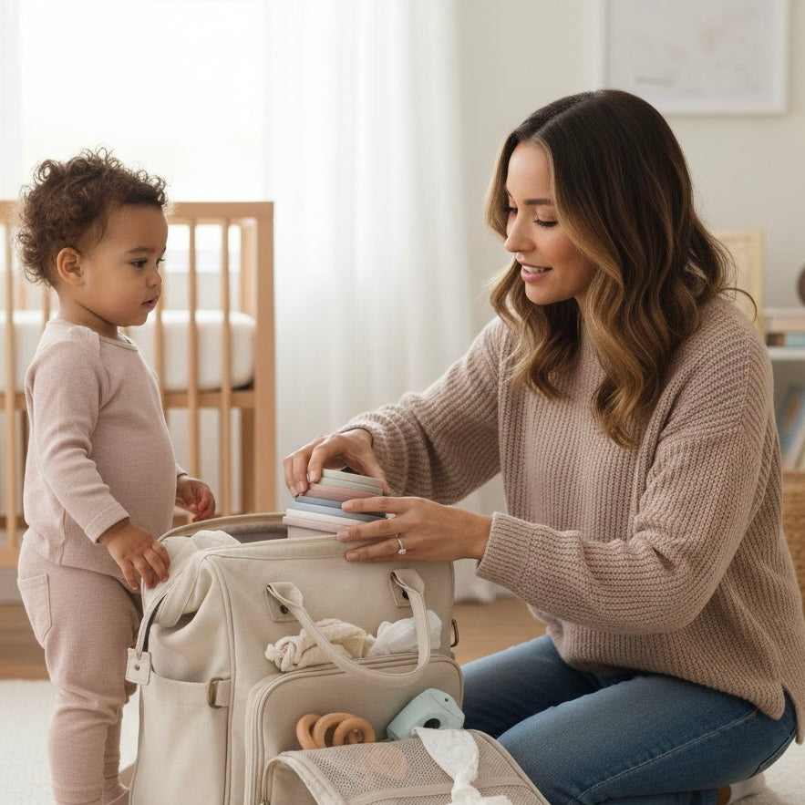 Set apilable de silicona Montessori