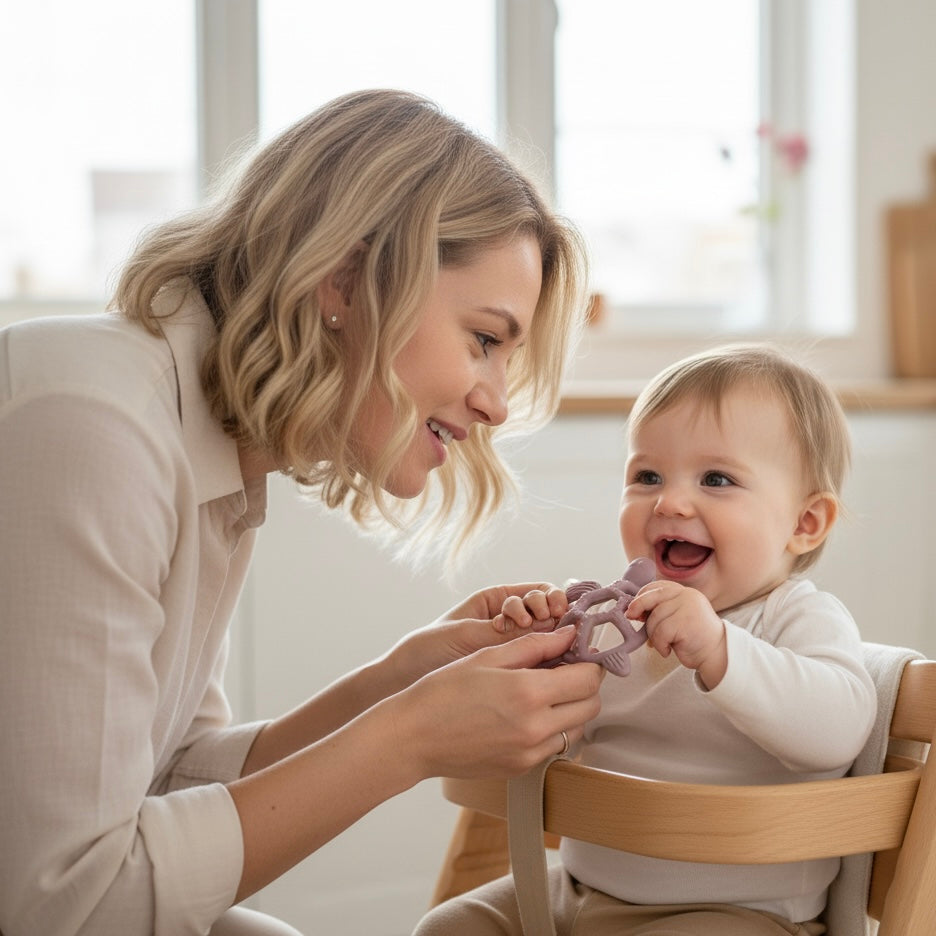 Tortuga mordedera de silicona