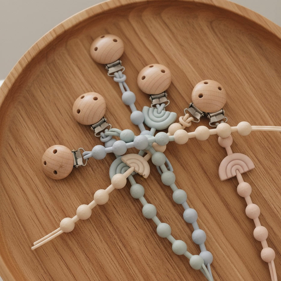 Clip de silicón para chupón