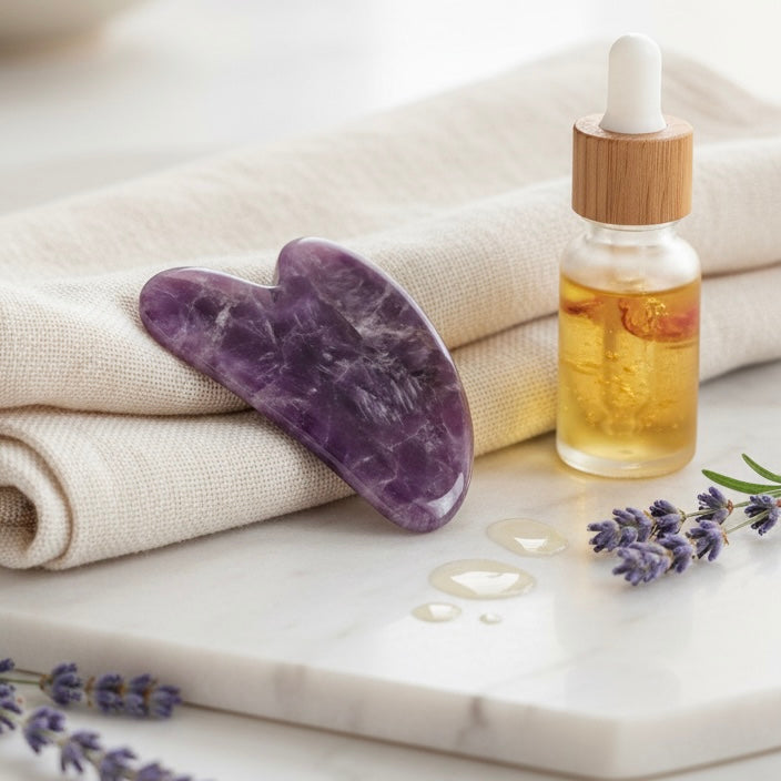 Gua Sha de Jade natural