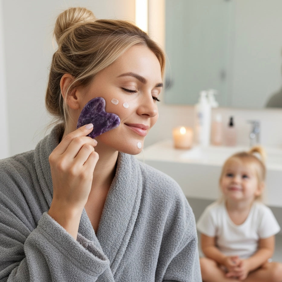 Gua Sha de Jade natural