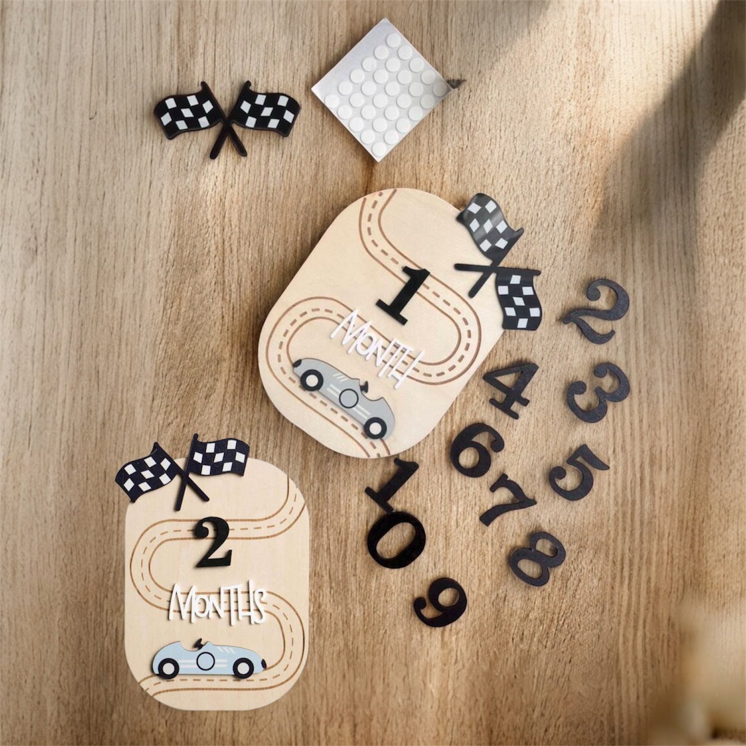 Set cumple meses | Carro carreras