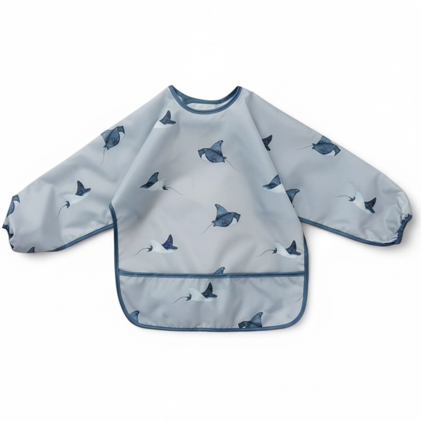 Babero impermeable con mangas