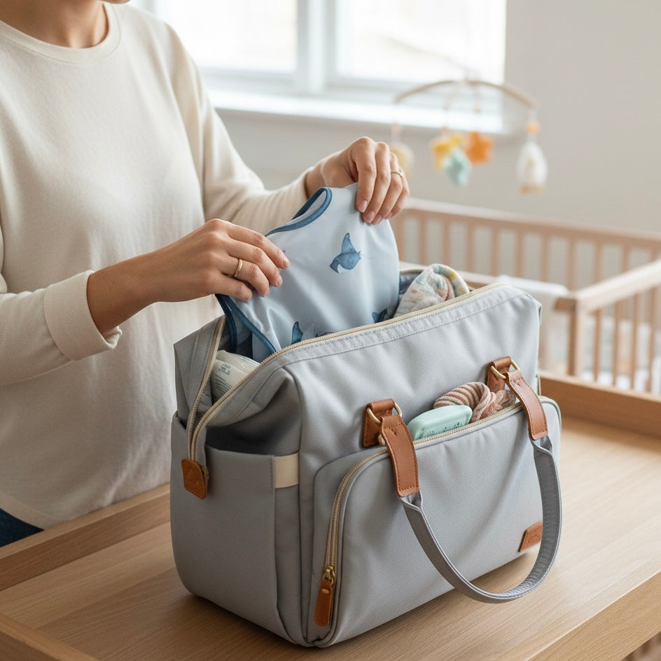 Babero impermeable con mangas